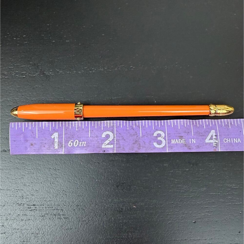 Louis Vuitton orange agenda ink pen. Used good condition!! - Picture 10 of 11